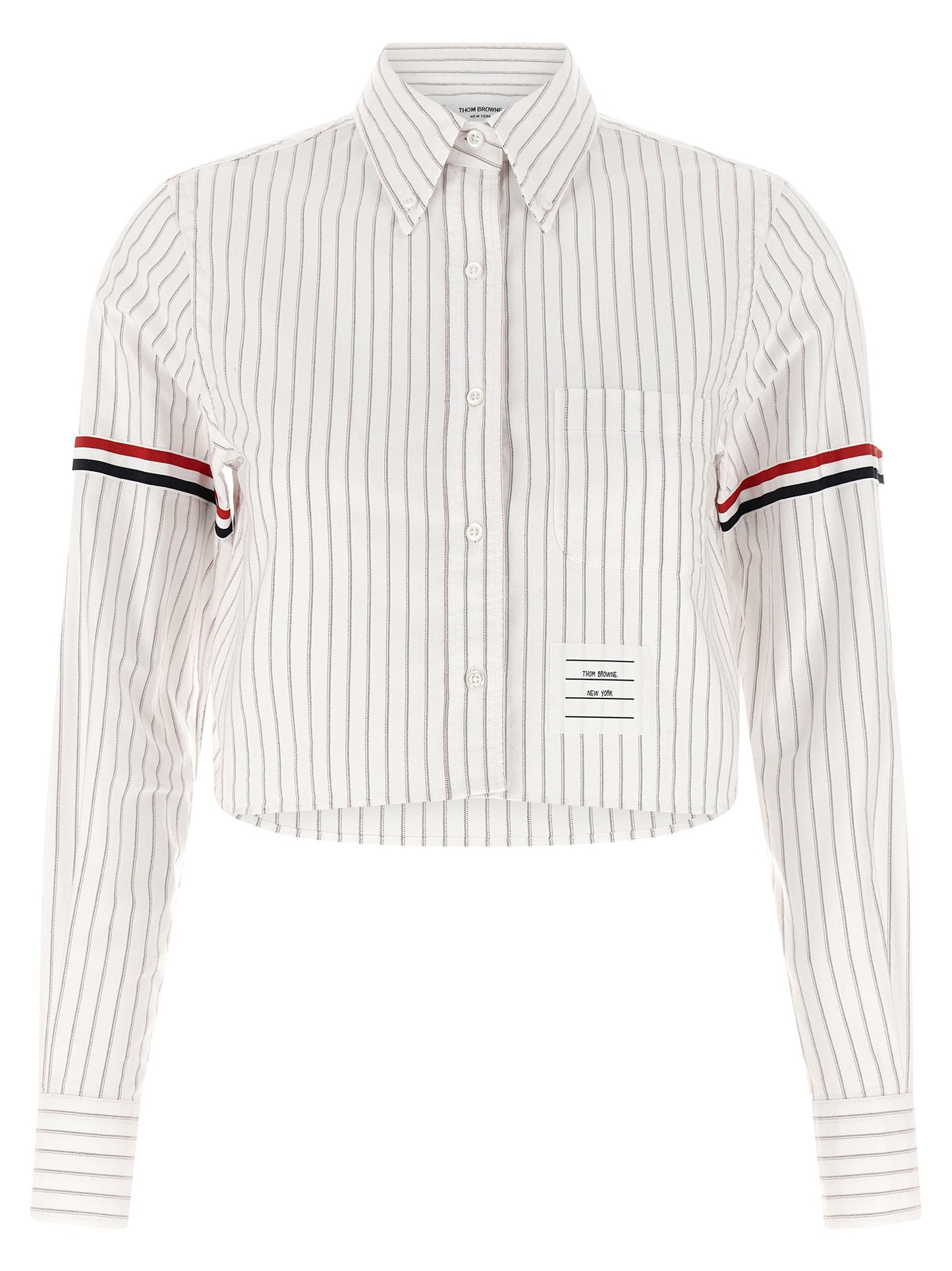 Thom Browne White Cotton Blouse