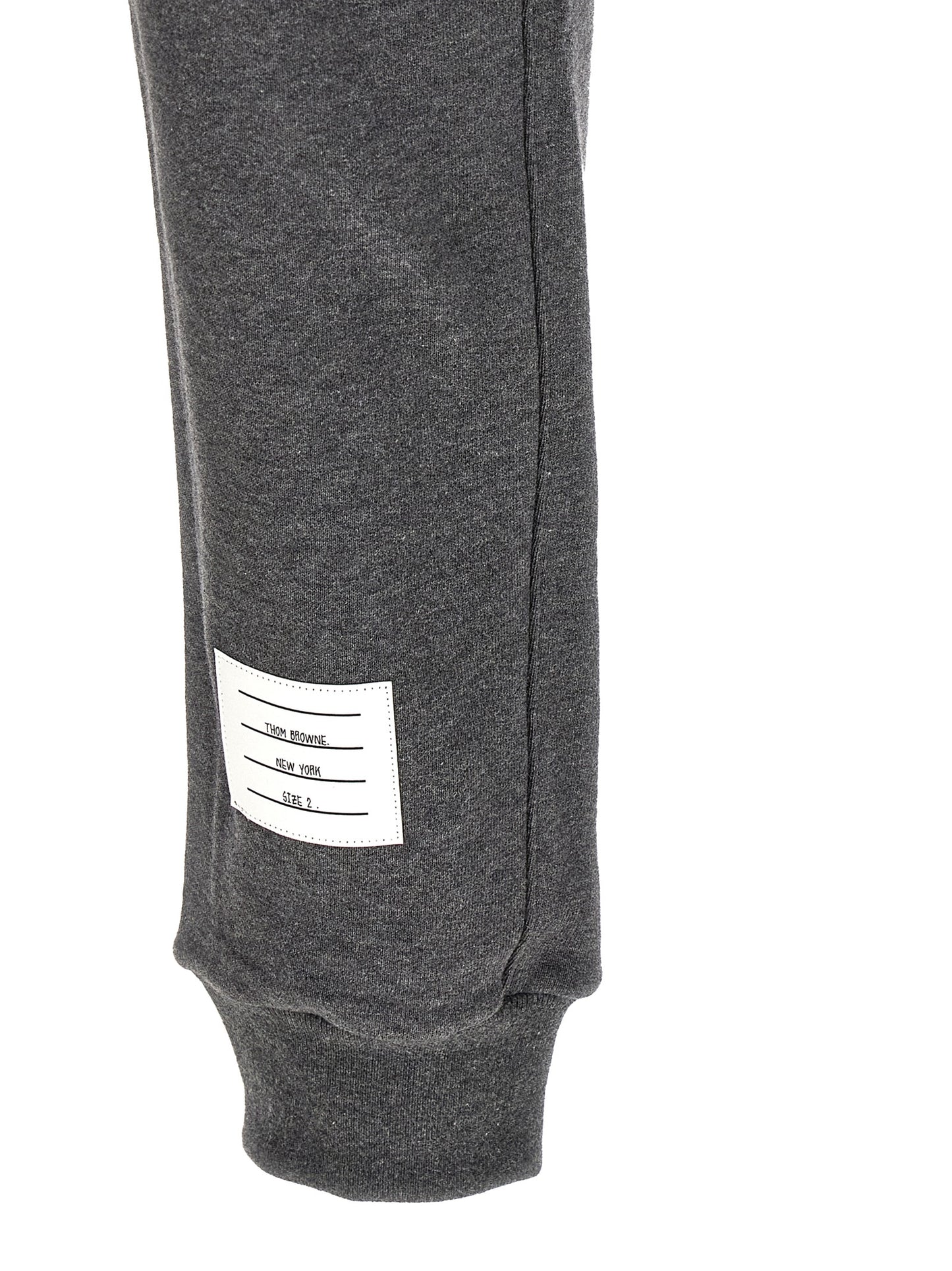 Thom Browne Gray Cotton Joggers (Workout Pants)