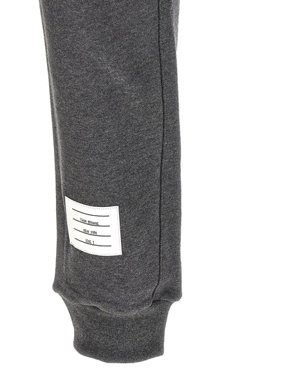Thom Browne Gray Cotton Joggers (Workout Pants)