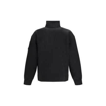 Sweatshirt by C.P. Company for men in cotton black features an exquisite silhouette, showcasing and details for a exquisite look.