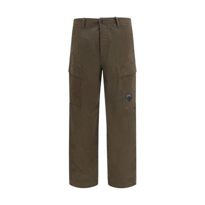 Cargo Pants by C.P. Company for men in cotton satin bicolour features a sartorial silhouette, showcasing a sophisticated regular-fit with a refined long and elegant .