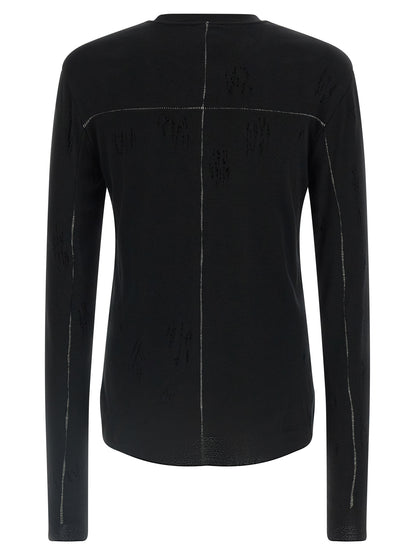 Thom Krom Black Cotton T-Shirt