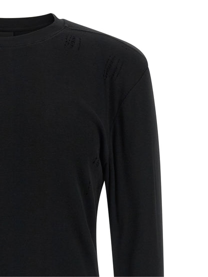 Thom Krom Black Cotton T-Shirt