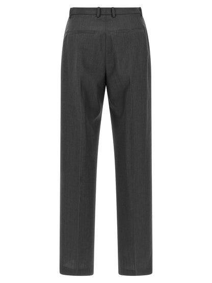 Jil Sander Gray Wool Dress Pants