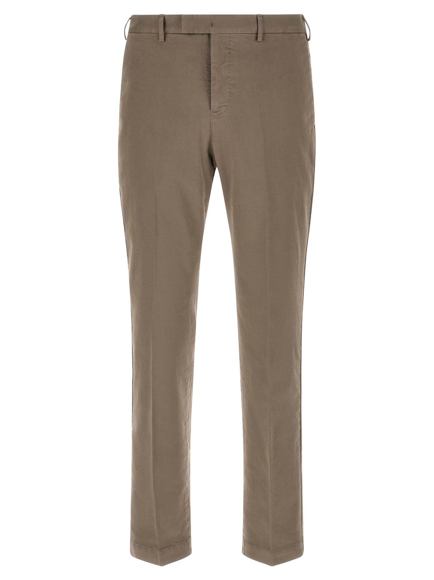 PT Torino Beige Cotton Casual Pants