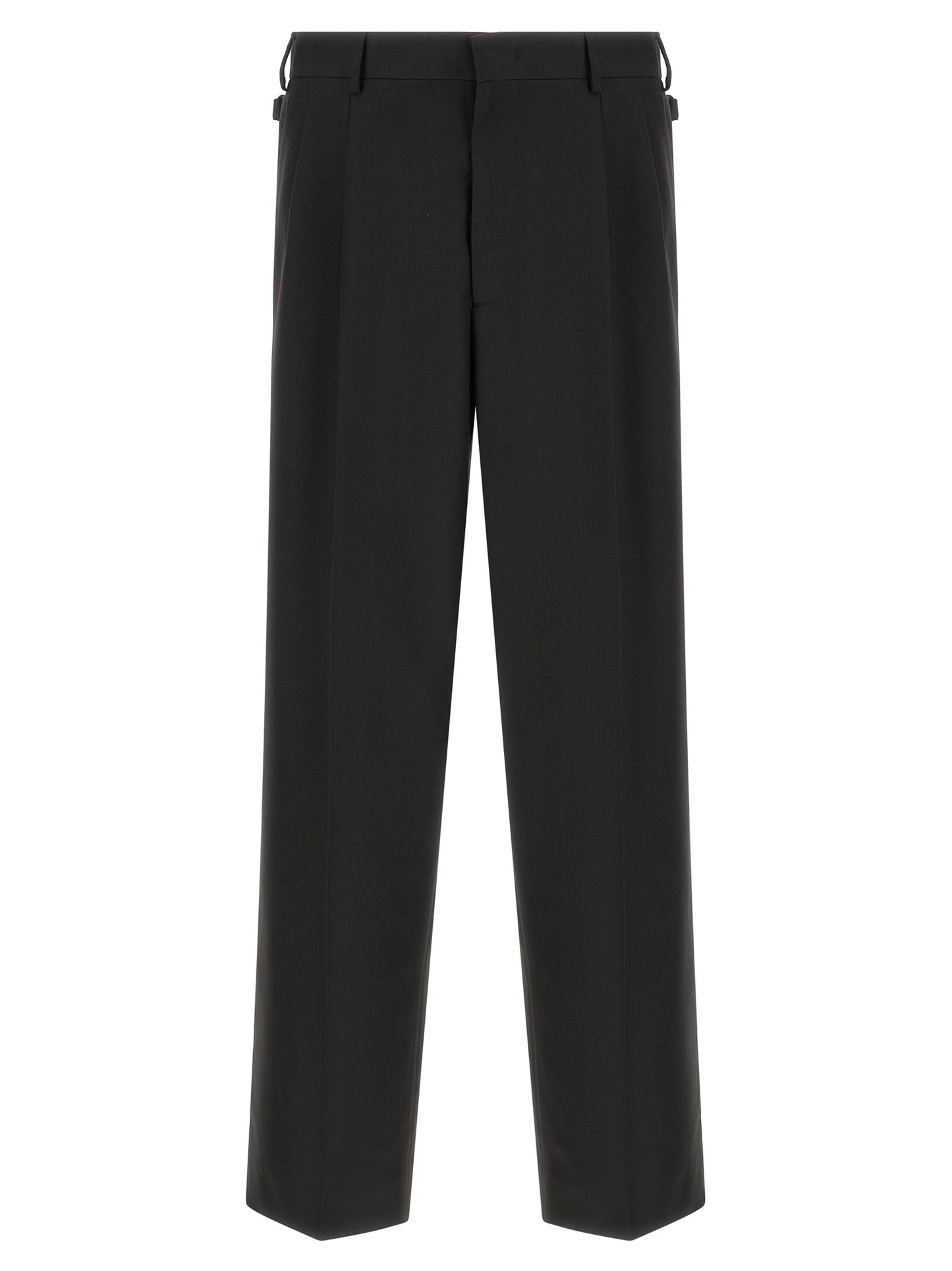 CELLAR DOOR Black Polyester Casual Pants