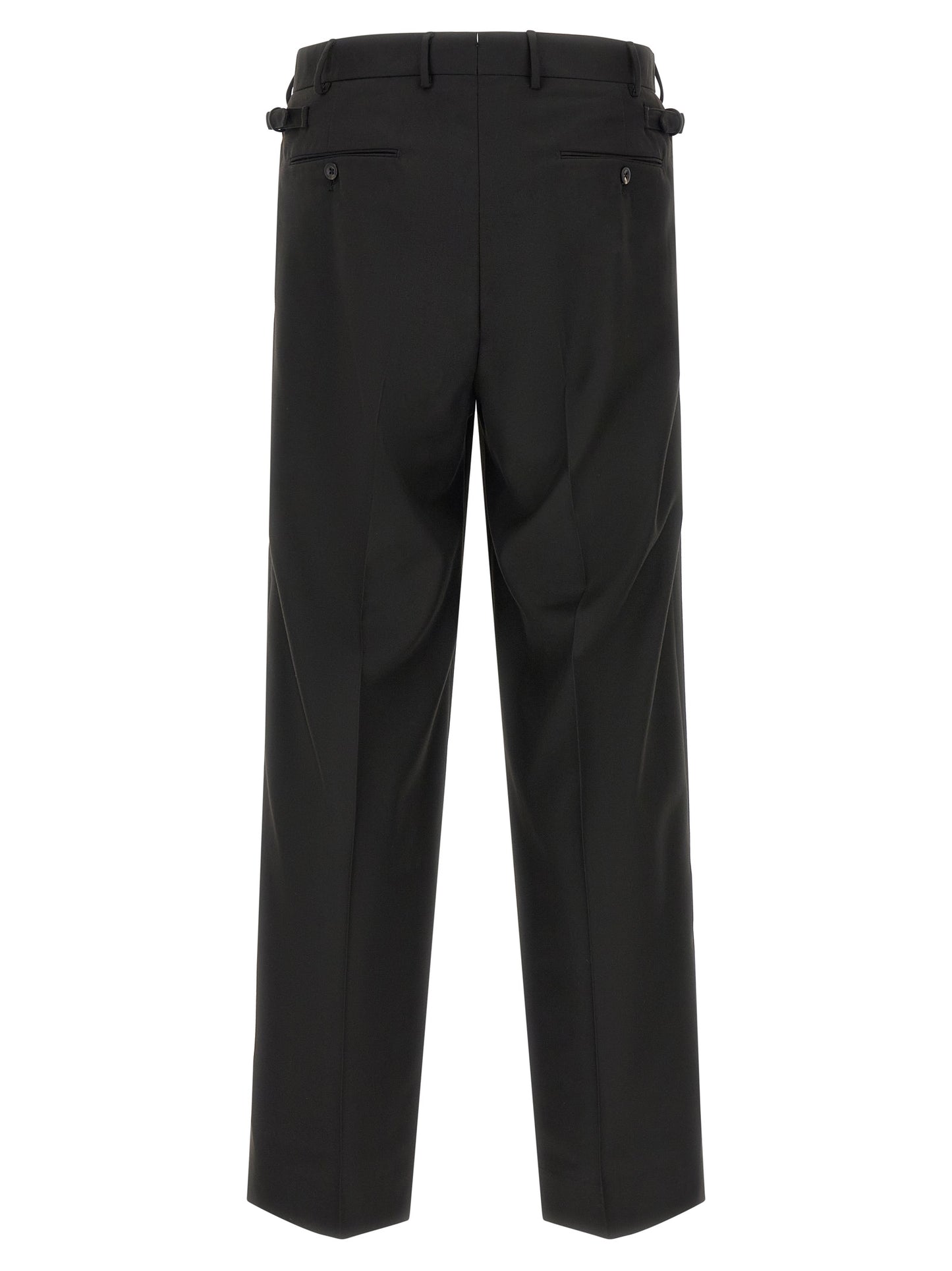 CELLAR DOOR Black Polyester Casual Pants