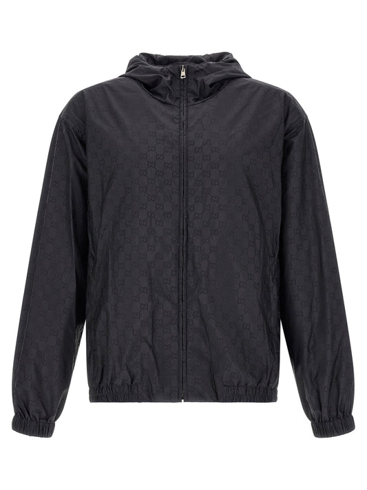 Gucci Black Polyamide Shell Jacket