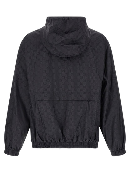 Gucci Black Polyamide Shell Jacket