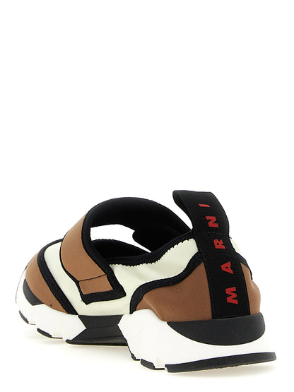 Marni Multicolor Polyamide Athletic Sneakers
