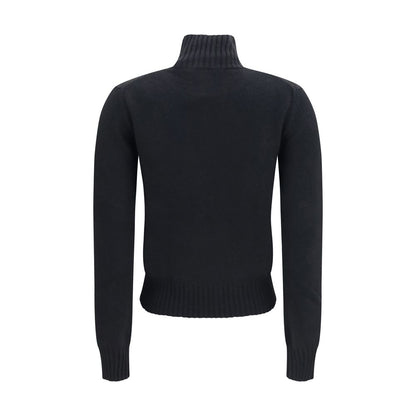 Ami Paris Black Cashmere Turtleneck