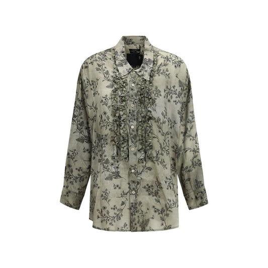 R13 Bicolor Viscose Blouse