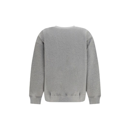 Ganni Gray Cotton Sweatshirt
