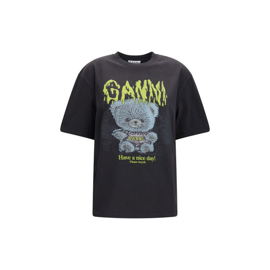 Ganni Gray Cotton Sweatshirt