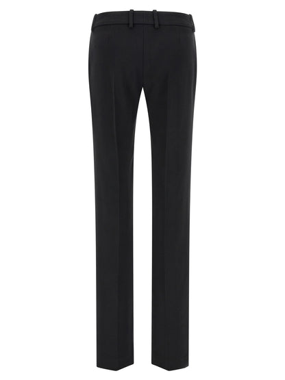 Ermanno Scervino Black Viscose Dress Pants