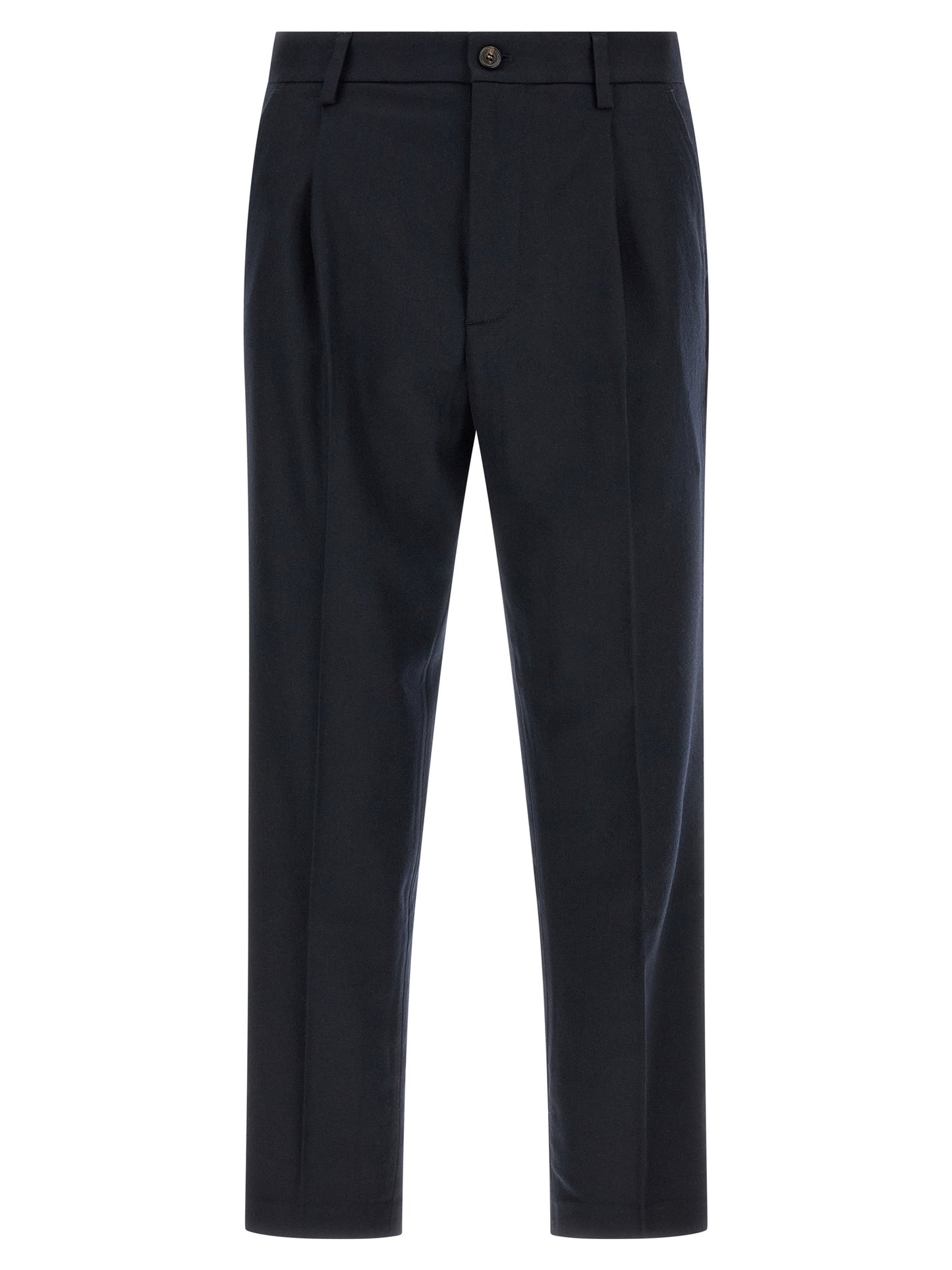 Department 5 Blue Wool Casual Pants