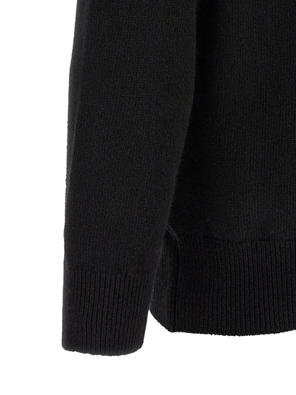 C.P. Company Black Wool Cardigan