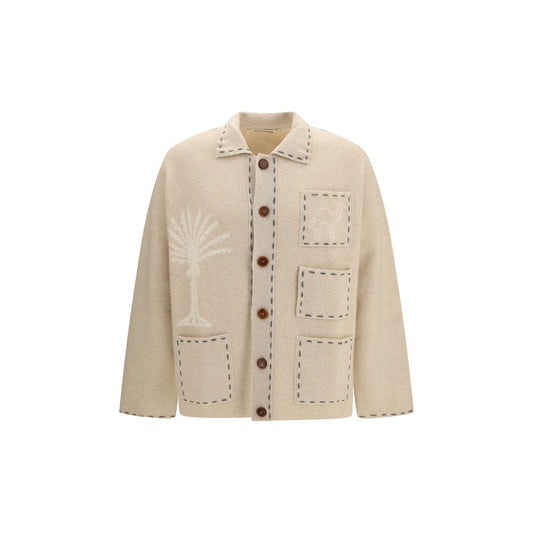 Baziszt Beige Cashmere Cardigan