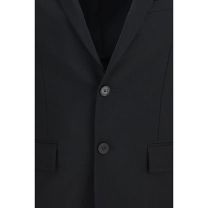 Fendi Black Mohair Blazer