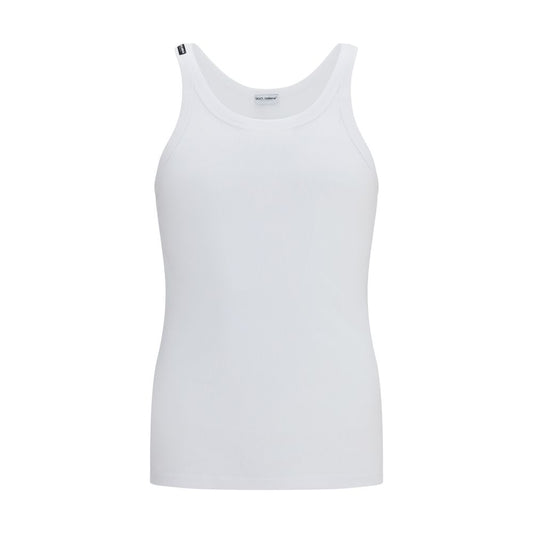Dolce & Gabbana White Cotton Top