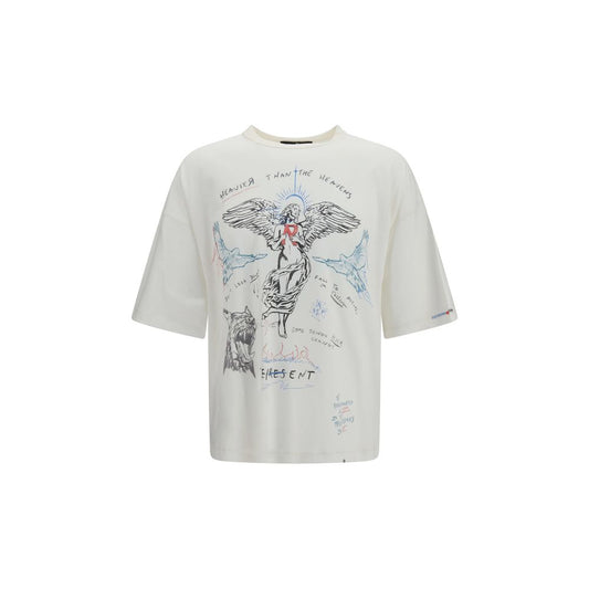 Represent Beige Cotton T-Shirt