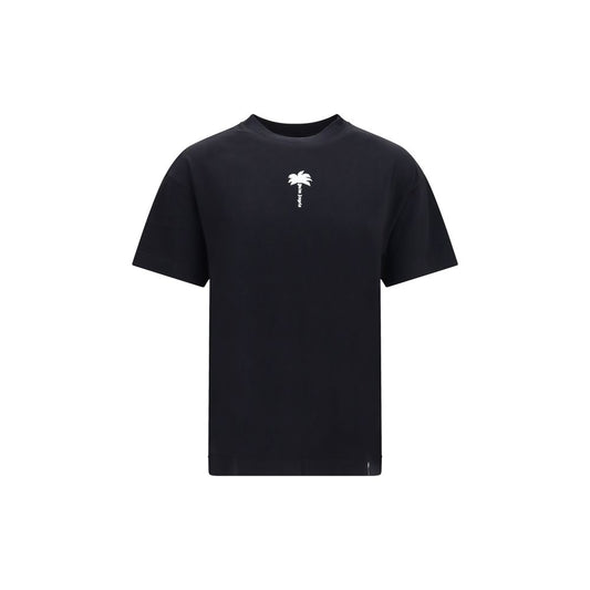 Palm Angels Black Cotton T-Shirt