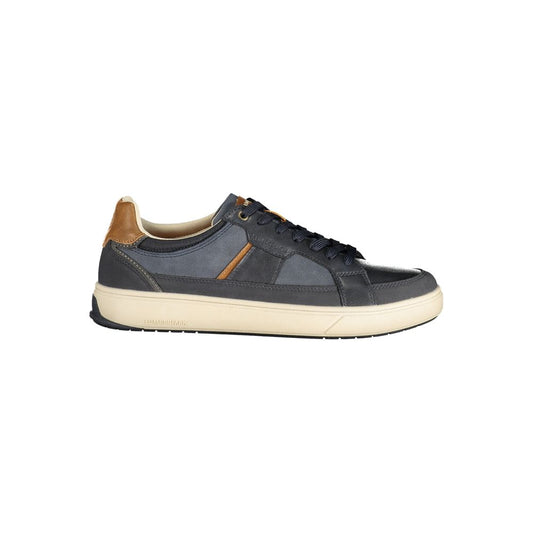 Athletic Sneakers Lumberjack men polyester blue, brown & print featuring a avant-garde Men's Athletic Polyester Sneakers design with a avant-garde athletic style for a refined finish.