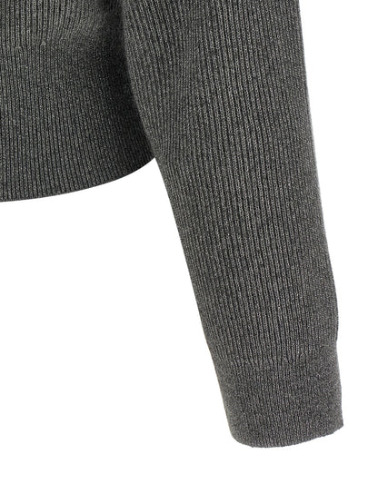 Brunello Cucinelli Gray Cashmere Cardigan