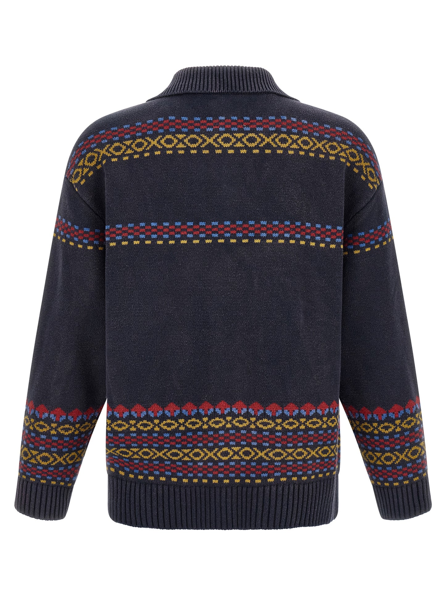 FOUND Blue Cotton Cardigan