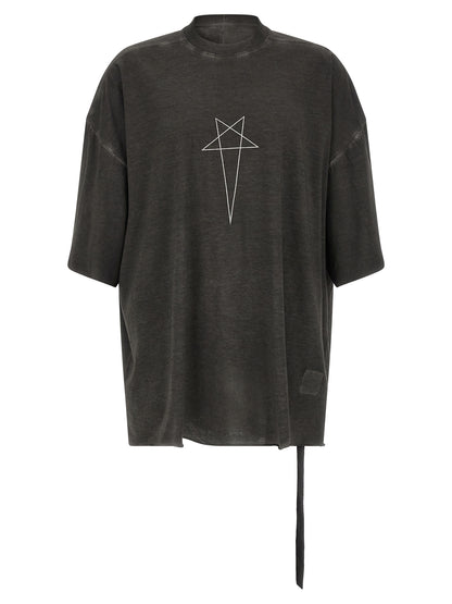 DRKSHDW Gray Cotton T-Shirt