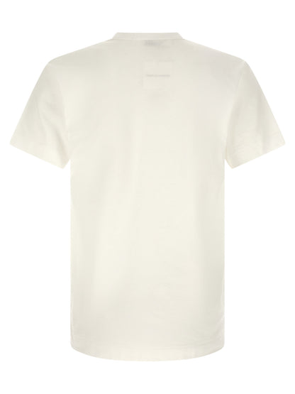 Comme Des Garçons Play White Cotton T-Shirt
