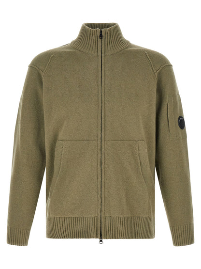 C.P. Company Bicolor Wool Cardigan