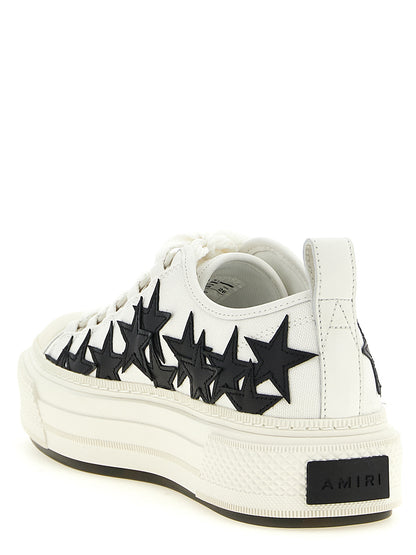 Amiri White Cotton Low Top Sneakers