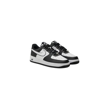Nike Black And White Leather Low Top Sneakers