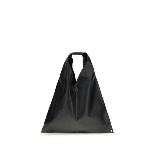 MM6 Japanese Polyethylene Faux Leather Handbag - Black