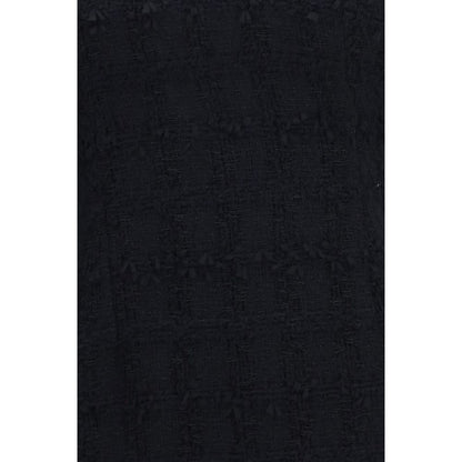 Alessandra Rich Black Cotton Casual Dress