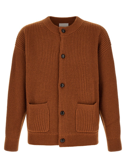 Isabel Marant Brown Merino Wool Cardigan
