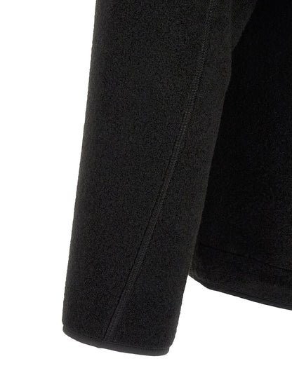 LAMINAR Black Polyester Shell Jacket