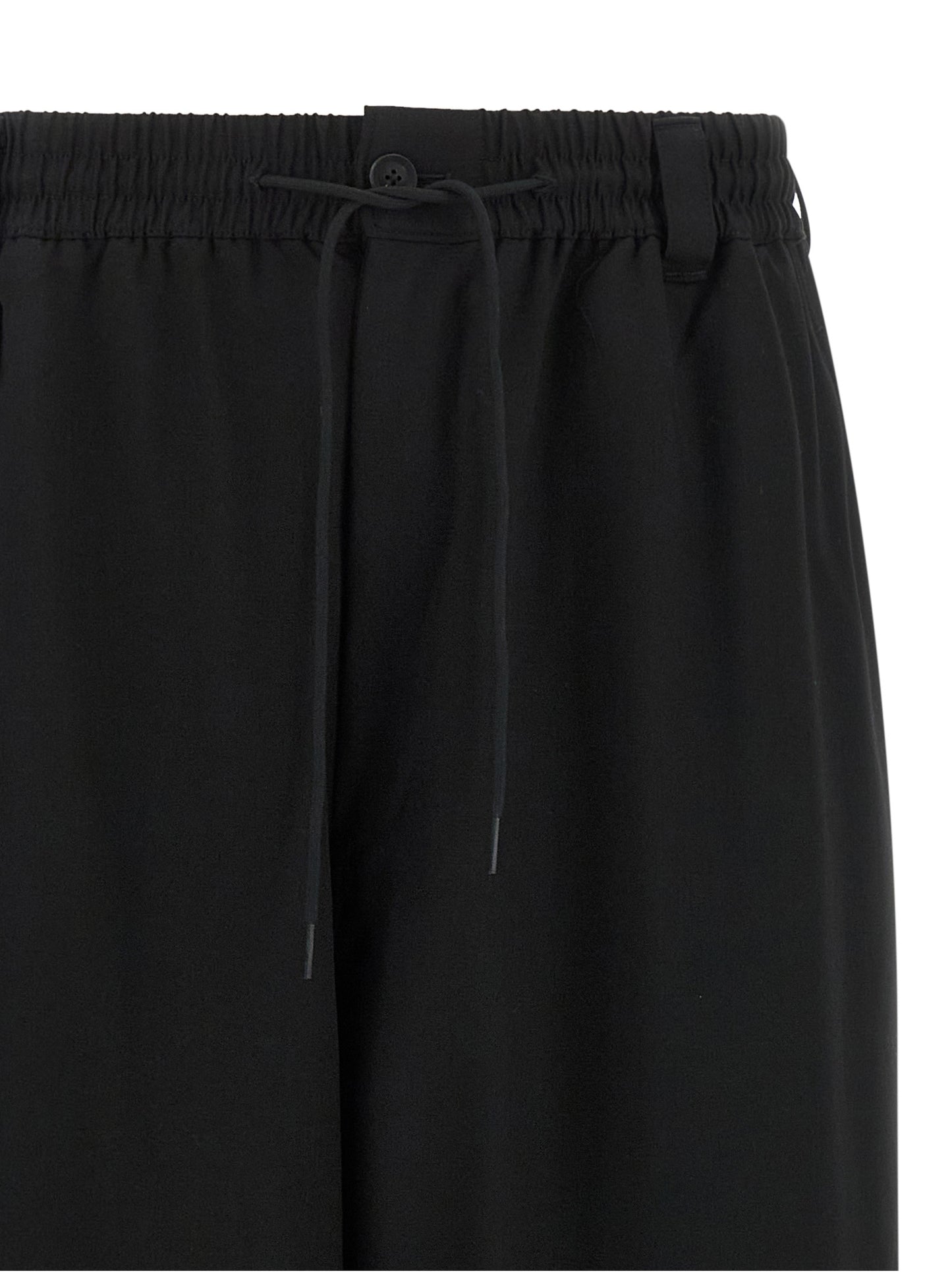 Y-3 Black Wool Casual Pants