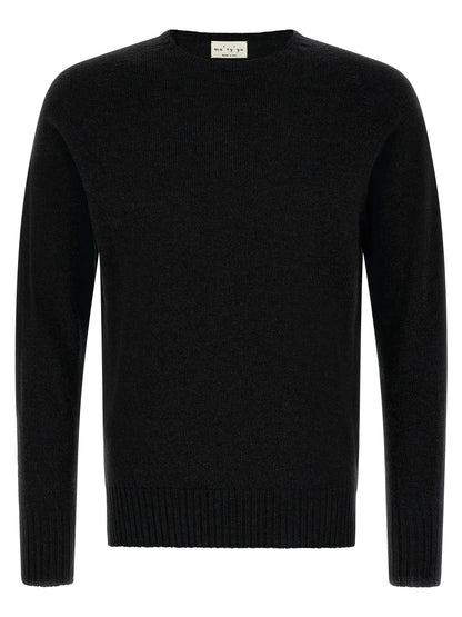 MA'RY'YA Black Cashmere Cardigan