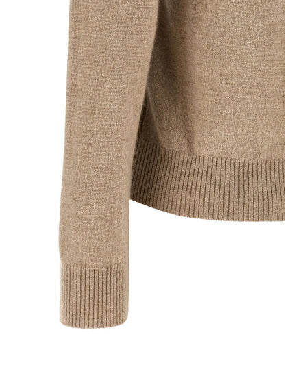 Ballantyne Beige Cashmere Cardigan