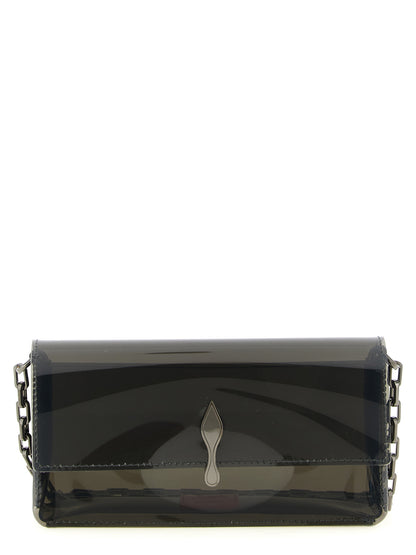Christian Louboutin Black Pvc Clutch Bag