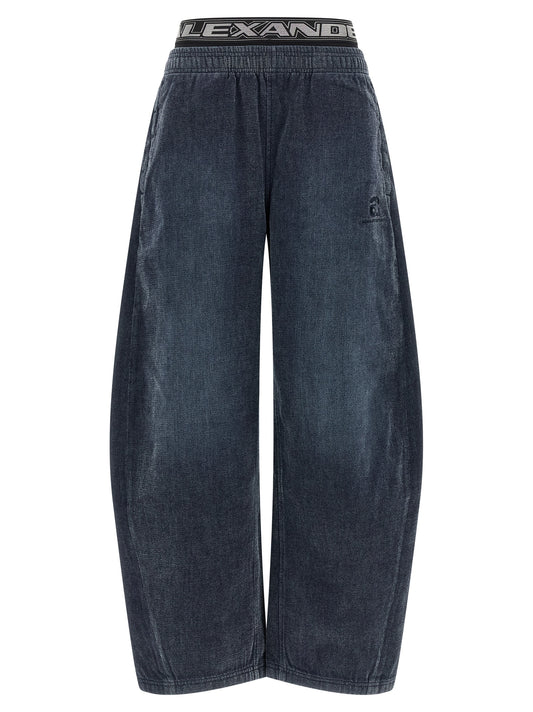 Alexander Wang Black Cotton Casual Pants