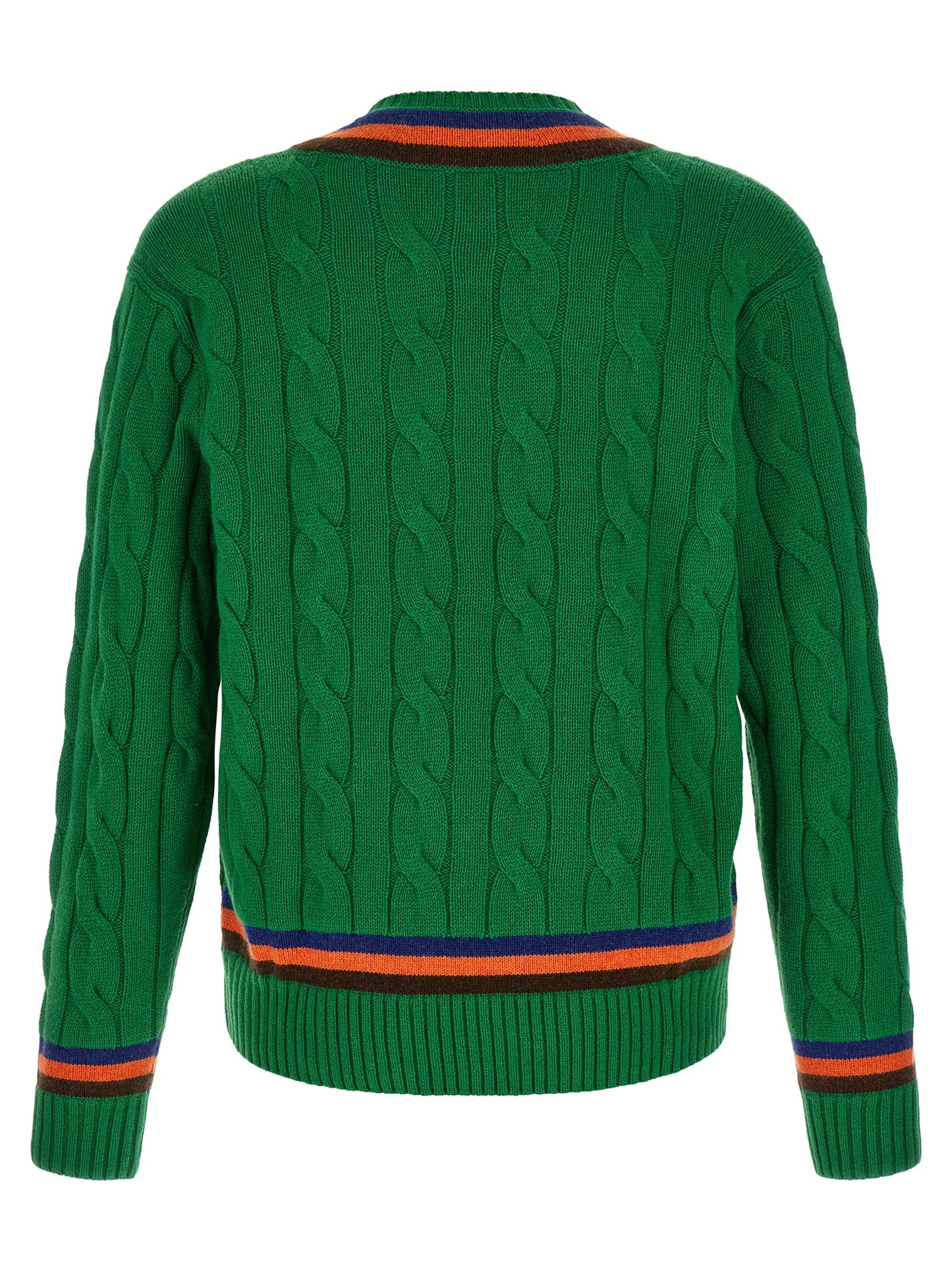 Polo Ralph Lauren Bicolor Wool Cardigan