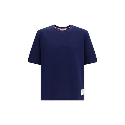 Thom Browne Blue Cotton T-Shirt