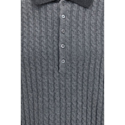 Thom Browne Gray Wool Oves Aries Sweatshirt