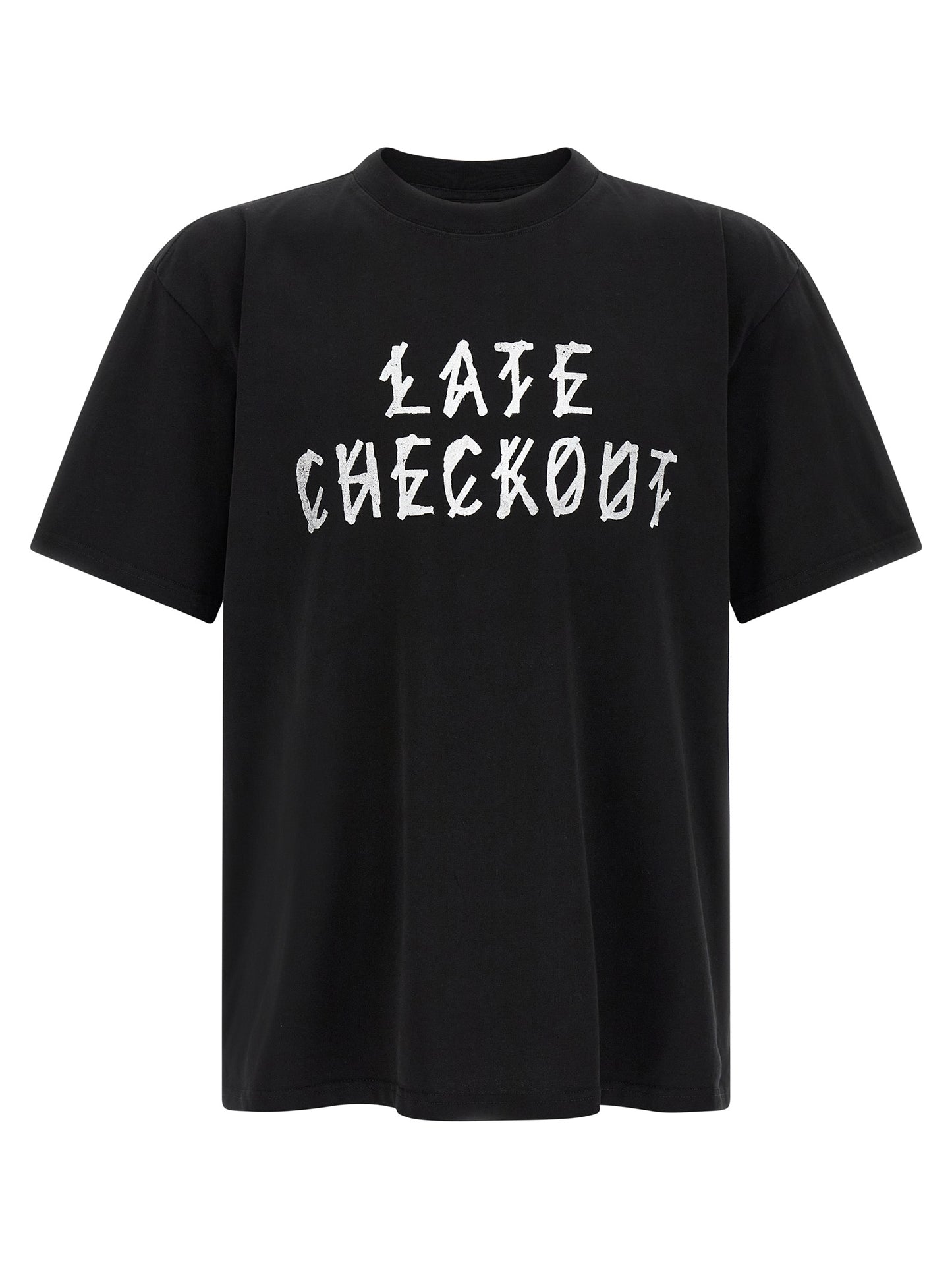 44 Label Group Black Cotton T-Shirt