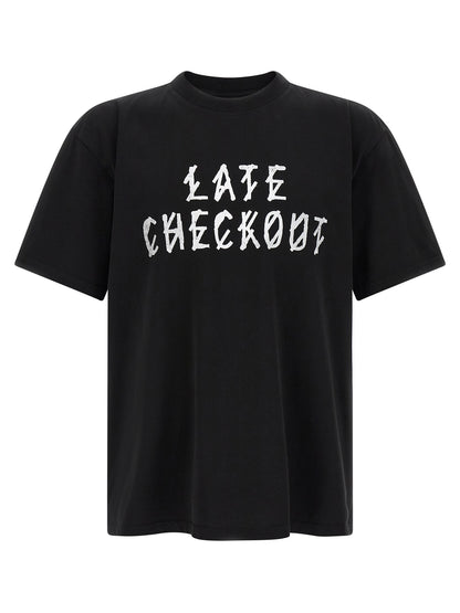44 Label Group Black Cotton T-Shirt