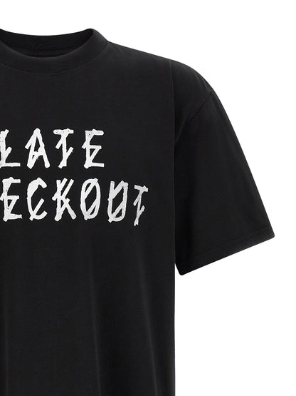 44 Label Group Black Cotton T-Shirt