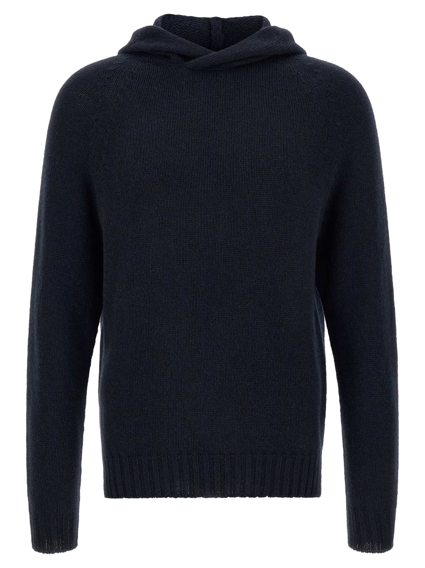 MA'RY'YA Blue Cashmere Cardigan